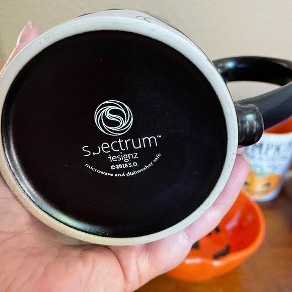 Halloween Spectrum Mugs Popcorn Pumpkins Pottery Barn Pumpkin - Picture 6 of 16